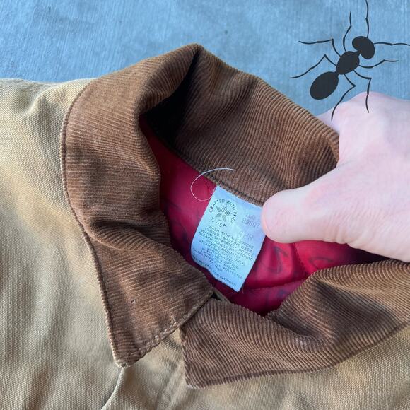 Vintage Y2K Carhartt cropped Detroit style brown work wear jacket - Picture 7 of 11